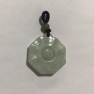 Grade A Natural Eight Trigrams Jade Pendant